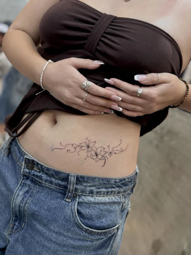 Tattoo in progress